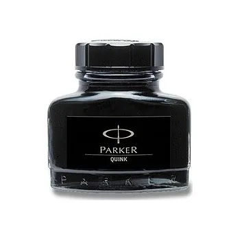 Náplň do psacích potřeb Parker Black, černý lahvičkový inkoust