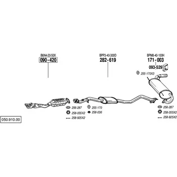 Katalyzátor katalyzátor Bosal 090-420