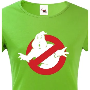 Dámské tričko Dámské tričko Krotitelé duchů, Barva Zelená, Velikost XS, Canvas Dámské tričko s krátkým rukávem Bezvatriko.cz 1