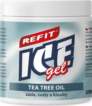 Masážní přípravek Refit Ice gel Tea Tree Oil 230 ml