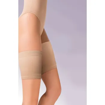 Dámské punčochy Ochranný pásek na stehna 510 Satin thigh band - Gabriella béžová 1-2