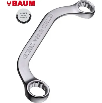 Klíč Klíč očkový maticovy ohnutý "C" 12 x 13 chromovaný Baum