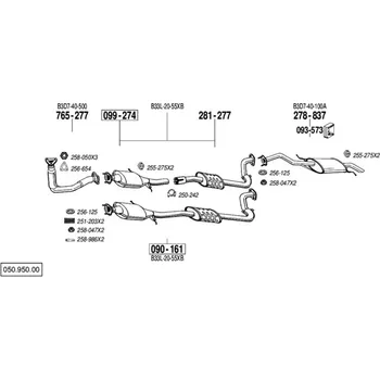 Katalyzátor katalyzátor Bosal 099-274