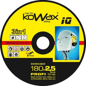 Řezný kotouč Řezný kotouč Kowax 3v1 180 x 2,5 x 22mm
