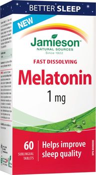 Přípravek na podporu paměti a spánku Jamieson Melatonin 1 mg 60 tbl.
