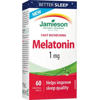 Přípravek na podporu paměti a spánku Jamieson Melatonin 1 mg 60 tbl.