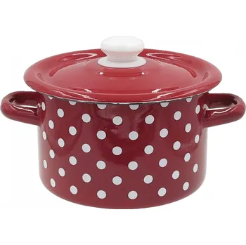 Hrnec Toro Smalt 18 cm dekor puntík