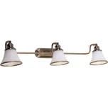 Rabalux 6547 Grando - Nástěnné bodové svítidlo v bronzové barvě (Nástěnné svítidlo v lehce rustikálním stylu, krásné nad zrcadlo, bez vypínače)