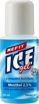 Masážní přípravek Refit Ice gel Menthol Extra roll-on 80 ml