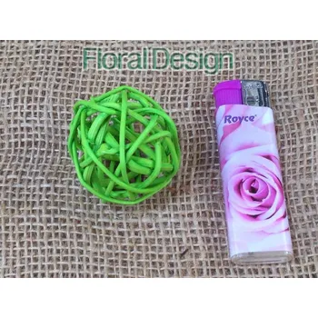 Party dekorace Lata ball 4cm 25 ks světle zelená