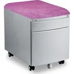 Pojízdný kontejner Mayer 32P8 30 370 — stříbrný, růžový aquaclean Mayer