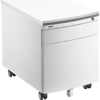 Zásuvkový kontejner Pojízdný kontejner Mayer 32W8 W — bílý, bílá deska Mayer