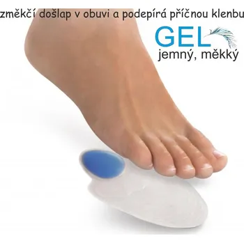 Vložka do bot SVORTO Gelové špičky se srdíčkem 105, --- - 38-41