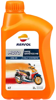 Motorový olej Repsol Moto Matic Sintetico MB 4T 10W-30 1 l