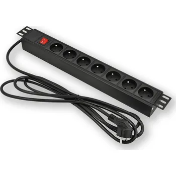 Serverovna LAN-TEC - (1003-075) - PD.0704.00119" napájecí panel, 1U, 7 x 230 V 9010147