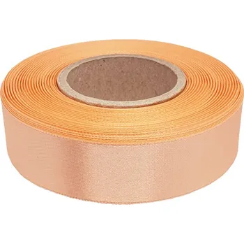 Stuha Stuha atlasová světle meruňková, šíře 24mm