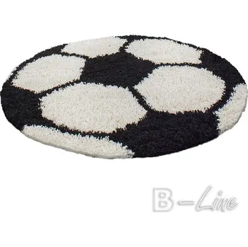 Ayyildiz Hali Kusový koberec FUN 6001 Black Rozměr kruh 100 cm