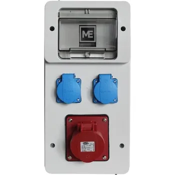 Rozvaděč Stavební zásuvkový rozvaděč 16983 - 1x 16A 5P 400V, 2x 230V , IP44