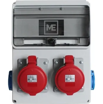 Rozvaděč Stavební zásuvkový rozvaděč 16977 - 2x 32A 5P 400V, 2x 230V , IP44