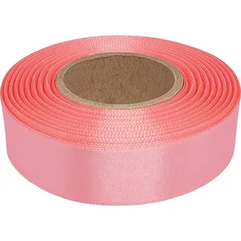 Stuha Stuha atlasová světle růžová, šíře 24mm