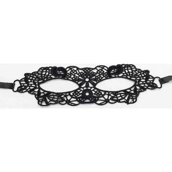 Karnevalová maska Amparo Miranda® Černá sexy krajková škraboška PM021