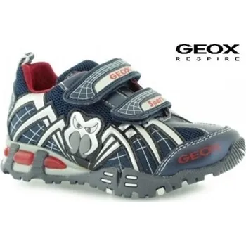 Chlapecká obuv Dětská obuv GEOX NLECLIPSE Q - MESH + GEOBUCK - Blikací - 22