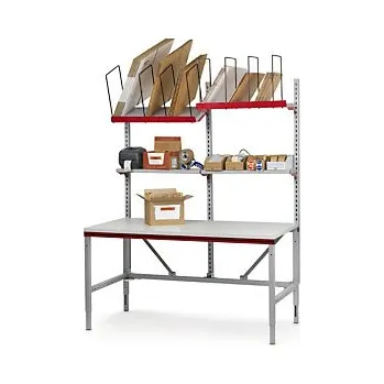 Dílenský regál Balicí stanice SYSTEM FLEX 2000x800 mm - Balení po 1 ks
