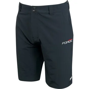 Force Blade MTB kraťasy bez vložky černé, XS