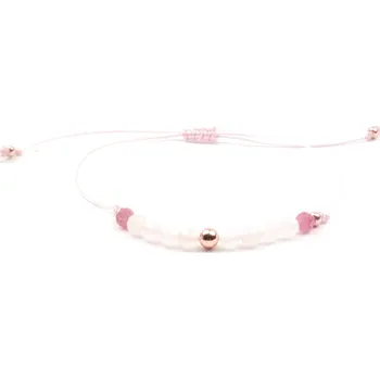 Náramek Moni náramek turmalín růženín růžový