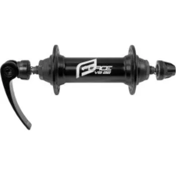 Náboj kola FORCE Náboj přední Force VB-26 s gumovou krytkou 36d,černý