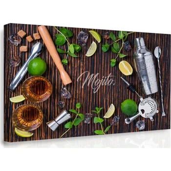 Obraz Malvis Obraz - Ingredience do Mochita Velikost: 150x100 cm