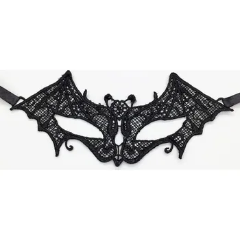 Karnevalová maska Amparo Miranda® Černá sexy krajková škraboška PM009