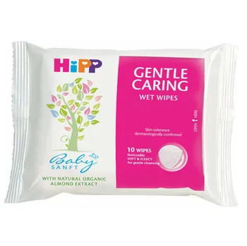 Dětský vlhčený ubrousek HiPP Babysanft Dětské vlhčené ubrousky 10 ks