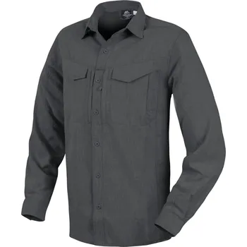 Pánská košile Helikon-Tex® Košile s dlouhým rukávem Defender Mk2 Gentleman Helikon-Tex®, Barva: Black Melange, Velikost: 3XL