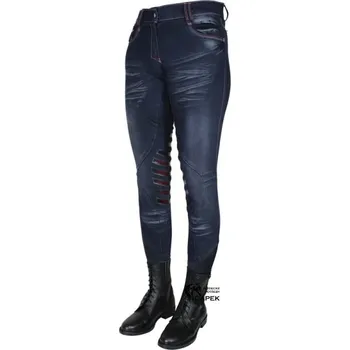 Jezdecké kalhoty Rajtky Kentaur -DENIM GRIP- - Jeansová - 34