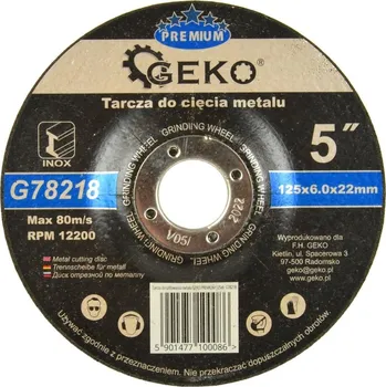 Řezný kotouč Geko G78218