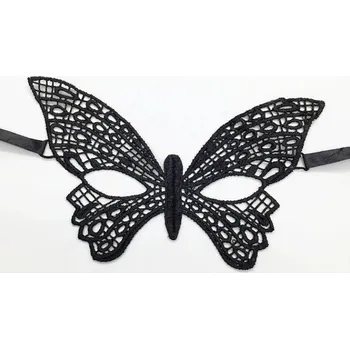 Karnevalová maska Amparo Miranda Škraboška černá