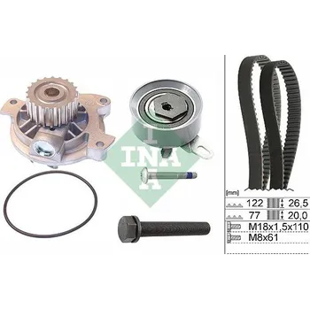 Vodní pumpa motoru INA 530 0406 30