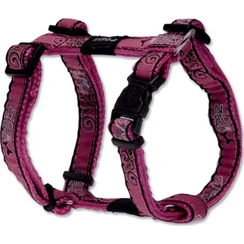 Postroj pro psa Rogz Postroj Fancy Dress Pink Bones 1,1x23-37cm
