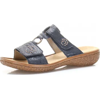 Dámské pantofle Rieker V69N2-14 Blau