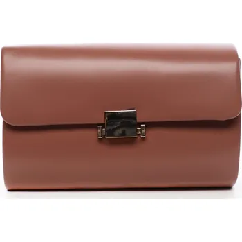 Kabelka Krásné dámské koženkové psaníčko Blandine světle červená