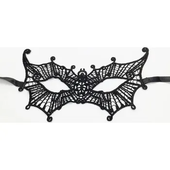 Karnevalová maska Amparo Miranda® Černá sexy krajková škraboška PM005