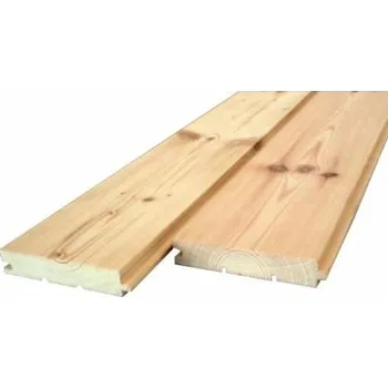 Plotový sloupek Palubka podlahová 28x146x4200 mm, A/B borovice (2,4528 m2)