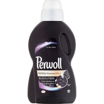 Prací gel Perwol Renew Advanced Effect Black Fibrex 900 ml