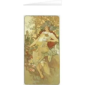 Kalendář Presco Group Blahopřání Alfons Mucha – Autumn