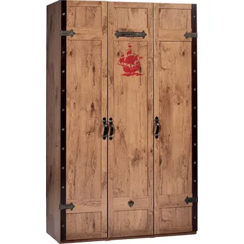 Dětská skříň Čilek Dětská šatní skříň třídveřová Pirate