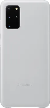 Pouzdro na mobilní telefon Samsung Leather Cover pro Galaxy S20+ Light Gray
