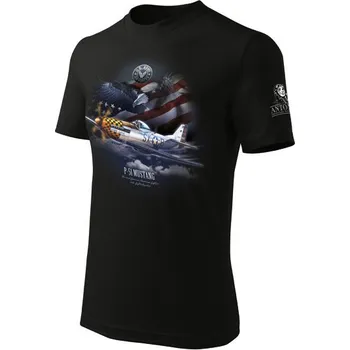 Pánské tričko ANTONIO® Triko P-51 MUSTANG velikost: S