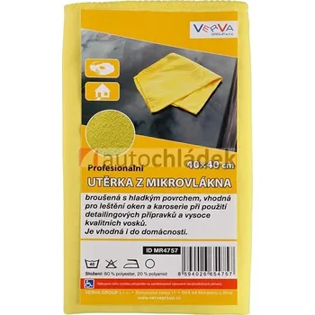 Utěrka VERVA GROUP Utěrka z mikrovlákna 40x40 cm, broušená, Magic