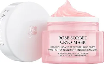 Pleťová maska Lancôme Rose Sorbet Cryo-Mask vyhlazující pleťová maska s růžovou vodou 50 ml